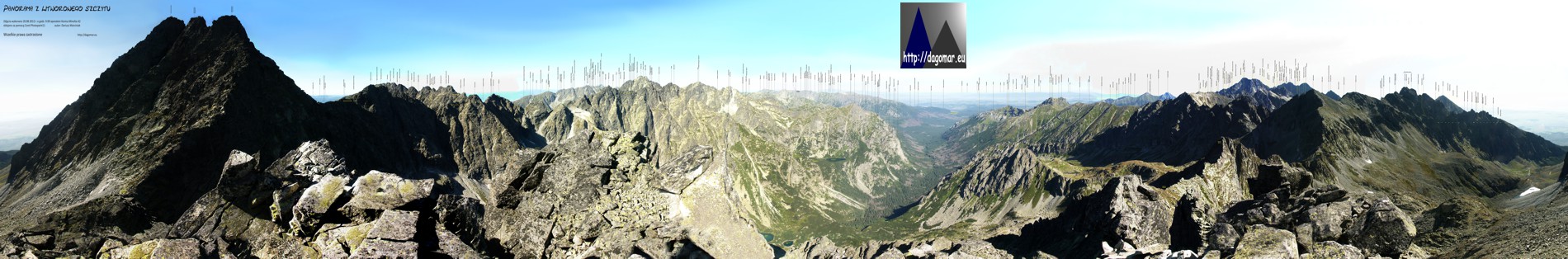 panorama z Litworowego Szczytu